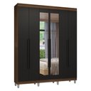 Ver imagem 4 de Guarda-Roupa Casal com Pés 6 Portas Batentes com Espelho Venus Madesa