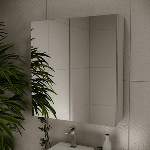 Espelheira de Banheiro Nature Estilare 75cm - Nude