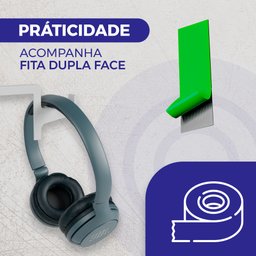Suporte para Headset Canto Monitor-compacto-organizador -lado Esquerdo-abs-fone de Ouvido-acessório - 7
