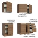 Ver imagem 5 de Armário de Cozinha Compacta 180cm Rustic Glamy Madesa 05