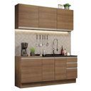 Ver imagem 3 de Armário de Cozinha Compacta 180cm Rustic Glamy Madesa 05
