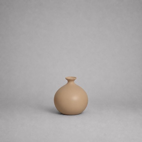 Vaso Maia Pequeno Decorativo de Cerâmica para Sala e Mesa Dunas