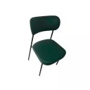 Ver imagem 2 de Cadeira Sala de Jantar Pés em Aço Verona Sintetico Ds Home: Sintético Verde