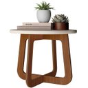 Ver imagem 6 de Mesa de Centro Jasmin 100% Mdf Off White/cedro - Artely
