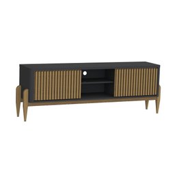 Rack Sereno para TV 55 Polegadascom Ripado 2 portas de correr 160mm Sereno - 2