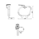 Ver imagem 5 de Cadeira Universitária Executiva Escamoteável - Cor Preta - 32006