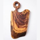 Ver imagem 6 de Tábua de Corte Orgânica Madeira Maciça Premium com Alça:64x33x6cm