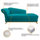Ver imagem 6 de Kit Diva Recamier Vanessa 140cm Lado Direito e 02 Poltronas Laura Suede - Doce Sonho Móveis RECAMIER