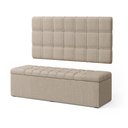 Ver imagem 2 de Kit Painel Rana 160 e Calçadeira Alpha Linho Aradecor