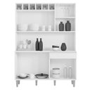 Ver imagem 6 de Balcão de Pia Tatiane 120 Cm e Armário Cozinha Kit Alice Preto Fosco - Ajl