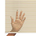 Ver imagem 4 de Persiana Horizontal 16mm Liso 1,40 X 1,60 Bege Claro