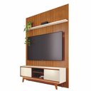 Ver imagem 4 de Conjunto Painel Ripado e Rack Retrô Milo Eras 766 Madetec
