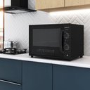Ver imagem 2 de Forno Elétrico de Bancada Fogatti Top 60 Litros Função Grill Preto 220v