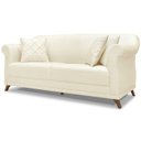 Ver imagem 1 de Sofa 2 Lugares Retro Polo 180cm com Almofada Linho Perola Ezz