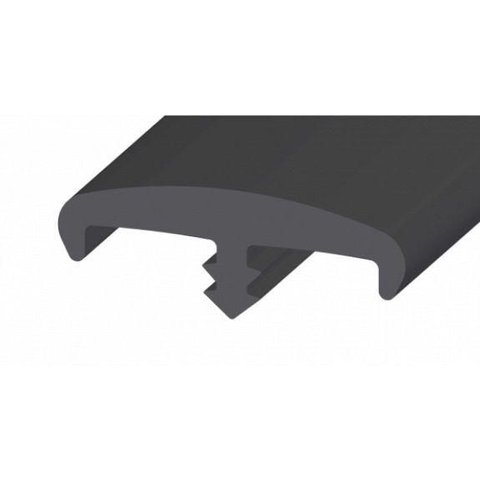 Perfil T 2 Abas 16,5mm Cinza Cristal Rolo de 10 Mts