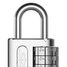 Kit 8 Cadeados Segredo Com Senha 25mm Cromado - Stam - 3