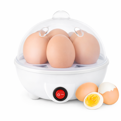 Cozedor de Ovos Elétrico Portátil 110v - Branco