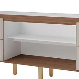 Gabinete de Cozinha Ripado 194cm Grande Madeira 100% Mdf:freijo/cappuccino - 5