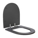 Ver imagem 3 de Assento Poliéster Sicmol Riv/smart/nexo/neo Soft Close Preto Fosco - 114399