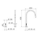 Ver imagem 2 de Torneira Misturador Monocomando Joystick Docol Mix&Match 90015462133 Ducha Retrátil Inox Escovado