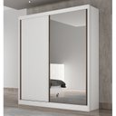 Ver imagem 1 de Guarda Roupa 2 Portas 3 Gavetas com 1 Porta Espelho Peliculado Porto Novo Horizonte