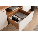 Ver imagem 3 de Rack com Painel Pés Palito Amadeirado para Tv de até 55 Polegadas River 1,36 Lukaliam:jequitiba Ripa