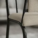Ver imagem 4 de Kit 4 Cadeiras Madri Corino Creme Tubo Martelado