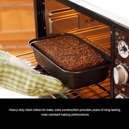 Forma Pão Retângulo Walfos, Torradas, Molde de Bolo, Forma em Aço Carbono 25cm - 2