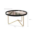 Ver imagem 4 de Jogo de Mesas Liechtestein Preto Dourado