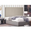 Ver imagem 2 de Cabeceira Painel Arizona Para Cama Box Casal 140 cm Suede - D’Rossi - Bege
