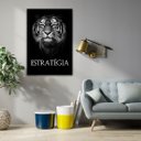 Ver imagem 2 de Quadro Tigre Estratégia -- BR ARTES Grande 118x78