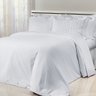 Capa De Edredom Queen Duvet Glass 200 Fios 100% Algodão Branco - 1