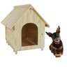 Casa Cachorro Pet Madeira 45x40 Casinha Cachorro Pequeno - 3