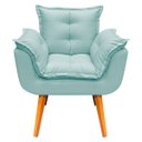 Ver imagem 2 de Kit 2 Poltronas Decorativa Confortável para Sala Quarto Recepção Escritório Manicure Alice Tecido Li