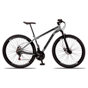 Ver imagem 1 de Bicicleta Aro 29 Suspensão Dianteira Bike Aço 21 Marchas Freio a Disco:grafite