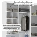 Ver imagem 7 de Quarto de Canto Casal com Guarda Roupas e Cabeceira Alpes Luciane Móveis