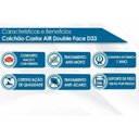 Ver imagem 2 de Colchão Queen Castor Espuma D33 Black White Euro Pillow Double Face (158x198x25) - 