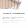 Papel Parede Madeira Clara Adesivo Ripado 5m X 45cm Lavável - 6