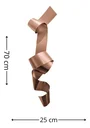 Ver imagem 4 de Decoração Escultura Parede de Metal Decoração Sala Quarto Escritório Home Decor Cobre