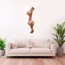 Ver imagem 2 de Decoração Escultura Parede de Metal Decoração Sala Quarto Escritório Home Decor Cobre