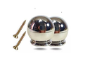 Ver imagem 4 de Kit com 7 Puxador de Gaveta e Moveis em Geral Oval Cromado
