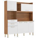 Ver imagem 3 de Cozinha Compacta Savoy 6 Portas 2 Gavetas MDF-MDP 178cm Demóbile