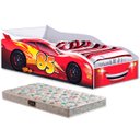 Ver imagem 1 de Cama Carro McQueen Vermelho com Colchão Infantil