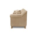 Ver imagem 6 de Sofá Decorativo 200cm 3 Lugares com 4 Almofadas Armstrong Suede Bege - Gran Belo