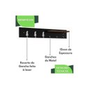 Ver imagem 5 de Porta Chaves de Parede Organizador Porta Chaveiro P.m.g.c Fs