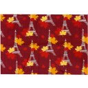 Ver imagem 1 de Porta Travesseiro Oportunity Martelado 50x70 Vermelho Paris