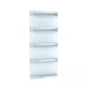 Ver imagem 1 de Kit 5 Bandejas para Gondola Canto 202 Fit 40/60 Branco Sp Etiqueta