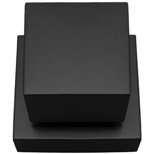 Acabamento Registro Padrão Deca 16 Estrias Preto Fosco Luxo - 3