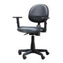 Ver imagem 1 de CADEIRA EXECUTIVA LISA TRADICIONAL C/BACK SYSTEM OFFICE ESCRITORIO C/BRAÇO DIGITADOR PRETA VFLEX KIT