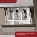Ver mais imagens de Cozinha Completa Connect 13 Portas 2 Gavetas 100% MDF com Vidro Duna/Cristal - Henn